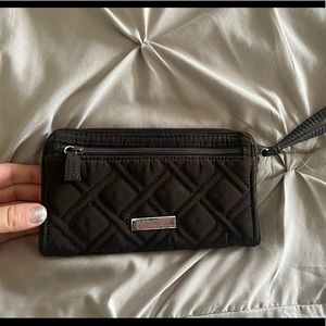 Vera Bradley wallet, dark brown